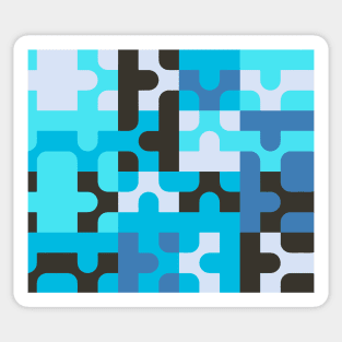 Geometric abstract pattern Sticker